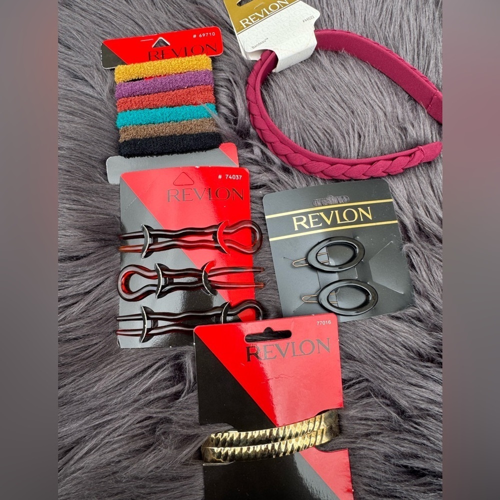Revlon Women's Hair Accessories Set - Pink, Black, Gold
